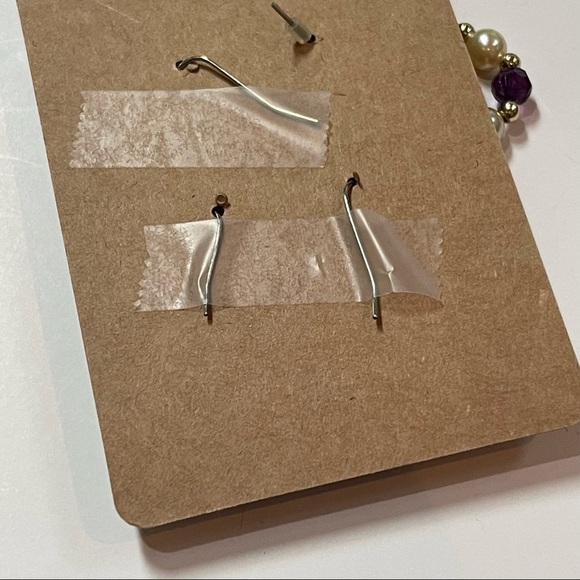 Vintage Mismatched Beaded Boho Earrings - Picture 6 of 6